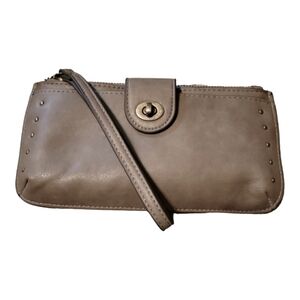 Maurices Taupe Studded Phone Case Wristlet